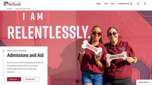 Latest works University of Redlands